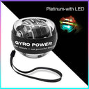 Pelota de mano con LED para entrenamiento de fuerza muscular de muñeca, autoencendido, con contrabrazo, equipo de ejercicio para fortalecer los músculos de la mano.