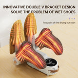 Intelligent sterilized shoe dryer household four-legged dryer telescopic folding ultraviolet shoe dryer - V.I.P Digital Presence
