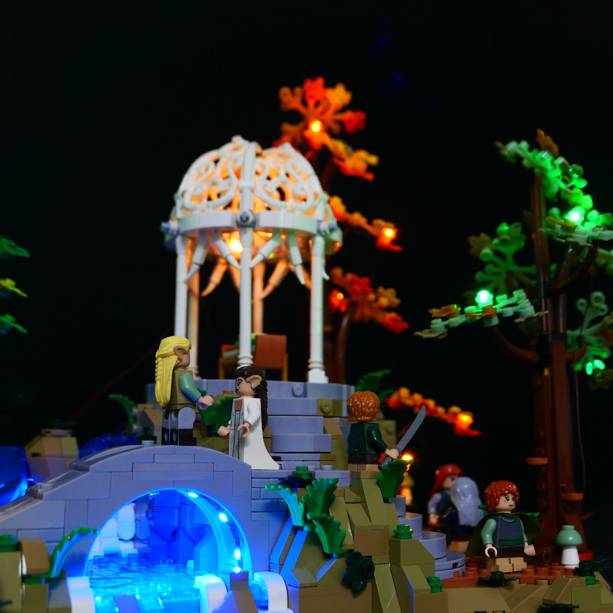 LP building block lighting suitable for LEGO Lord of the Rings 10316 Yugu Rivendell Castle LED remote control lighting - V.I.P Digital Presence