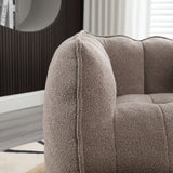 Soft Bean Bag Chair with High Resilient Foam(Chips)for living room and bedroom,Comfortable Square Lazy Sofa with Footstool - V.I.P Digital Presence