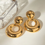 18K Gold-Plated Cutout Earrings - V.I.P Digital Presence