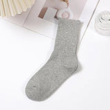 Spring and Autumn New Fairy Style Heavy Industry Starry Sky Hot Diamond Socks Light Luxury Versatile Middle Tube Socks - V.I.P Digital Presence