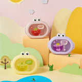 Cute little frog portable microwaveable lunch box with compartments fruit box lunch box - V.I.P Digital Presence