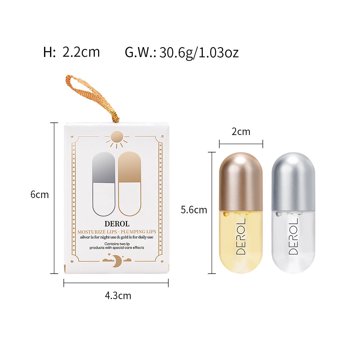 DEROL Ginger Mint Lip Plumper Cross-Border Increase Moisturizing Moisturizing Lip Set Box Lip Plumper - V.I.P Digital Presence