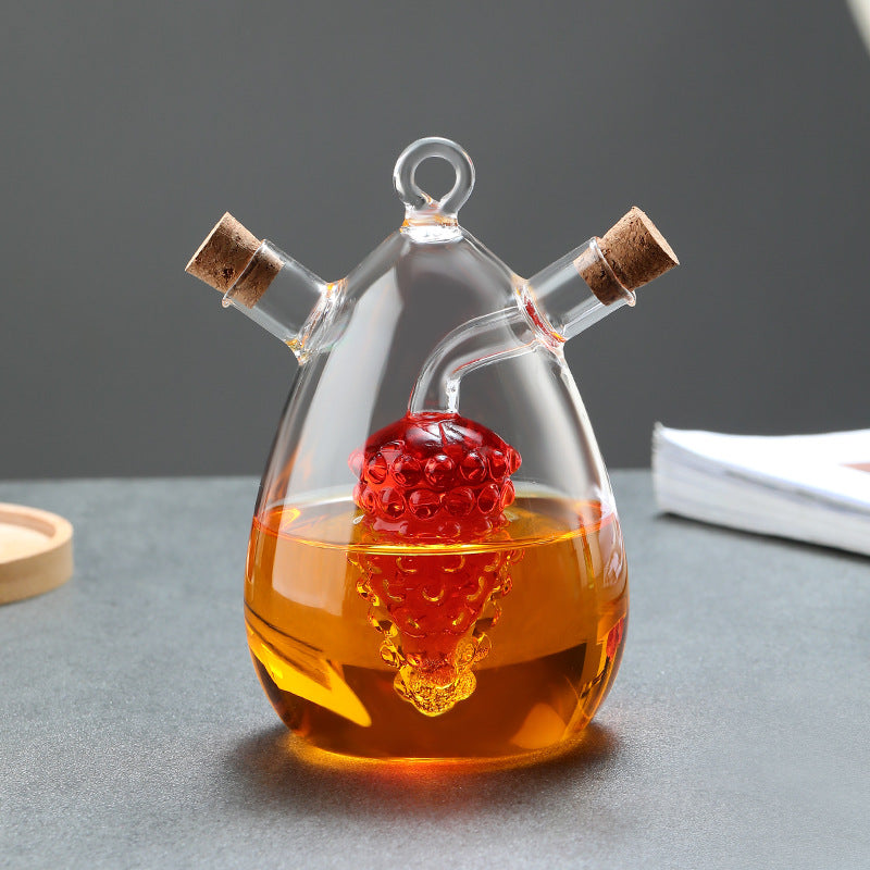 Kitchen Storage Sealed Bottles, Double-layer 2-in-1 Glass Bottles, Oil, Vinegar, Sauce, Seasoning Bottles, Kitchen Tools - V.I.P Digital Presence