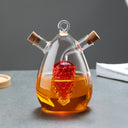 Kitchen Storage Sealed Bottles, Double-layer 2-in-1 Glass Bottles, Oil, Vinegar, Sauce, Seasoning Bottles, Kitchen Tools - V.I.P Digital Presence