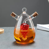 Kitchen Storage Sealed Bottles, Double-layer 2-in-1 Glass Bottles, Oil, Vinegar, Sauce, Seasoning Bottles, Kitchen Tools - V.I.P Digital Presence