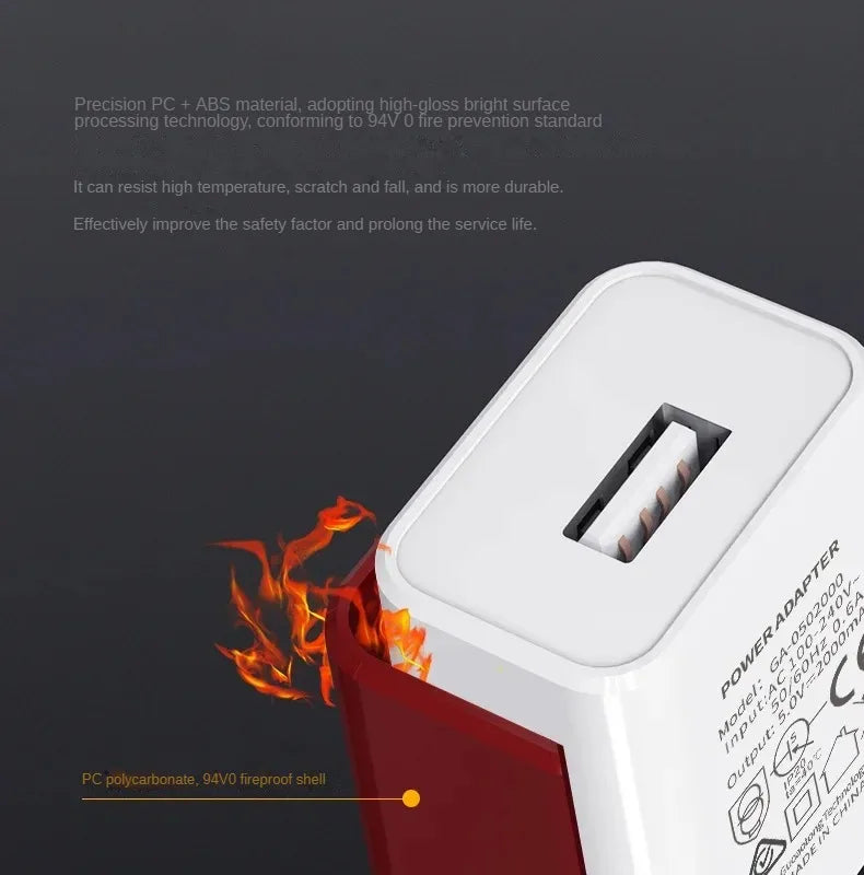 Australian Adapter 5V 1A 2A Fast Charging SAA Plug Mini USB Travel Wall Charger SAA Certified For Xiaomi huawei Phone Charge - V.I.P Digital Presence