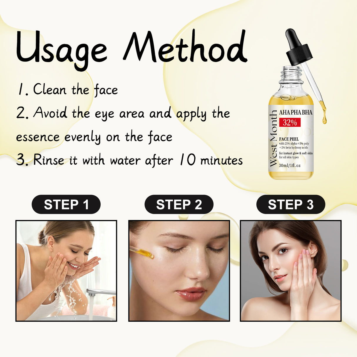 Fruit Acid Essence, Smoothing And Firming Delicate Pore Narrowing Aha Facial Serum - V.I.P Digital Presence