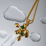 Gold-Plated Stainless Steel Cross Shape Pendant Necklace - V.I.P Digital Presence