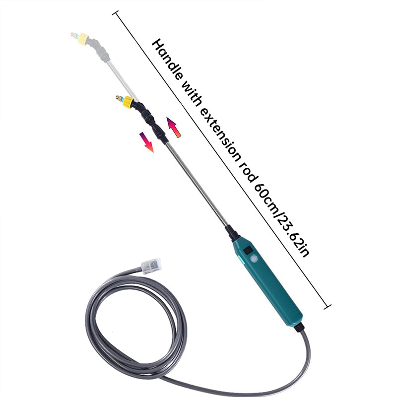 2400mAh Portable Electric Sprayer. 3 Nozzles, High - Pressure, for Garden Plant Watering - V.I.P Digital Presence