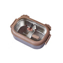 Creative cute bear stainless steel compartment insulation lunch box lunch box - V.I.P Digital Presence