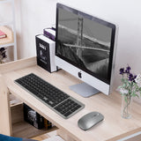 Charging Bluetooth the third mock examination wireless keyboard two zone digital mouse set for iPad game mute office - V.I.P Digital Presence