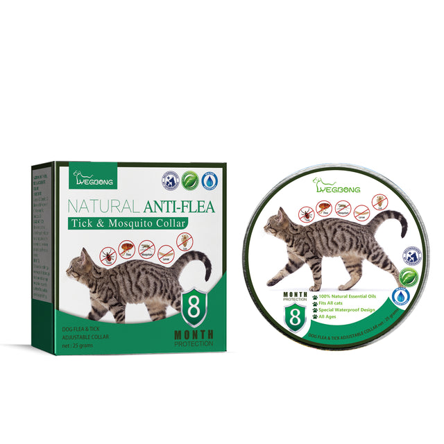 Pet Deworming Collar, Flea Resistant Tick Resistant Pet Waterproof Adjustable Deworming Collar - V.I.P Digital Presence