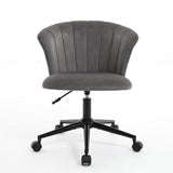 Home Office Chair, Velvet Fabric Swivel Flower Shape Computer Desk Chair for Home Office or Bedroom - V.I.P Digital Presence