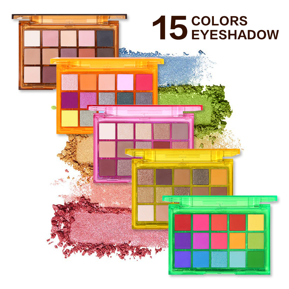Ucanbe Sweetheart Party 15 Color Eyeshadow Palette Glitter Pearl Matte Color Export Makeup Palette - V.I.P Digital Presence
