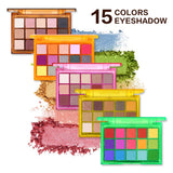 Ucanbe Sweetheart Party 15 Color Eyeshadow Palette Glitter Pearl Matte Color Export Makeup Palette - V.I.P Digital Presence