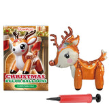 Christmas Balloons Balloon Standing Santa Claus Reindeer Christmas Tree Event Atmosphere Arrangement - V.I.P Digital Presence