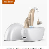 Portable Dual-Ear Hearing Aids with Amplifier and Rechargeable Function - V.I.P Digital Presence