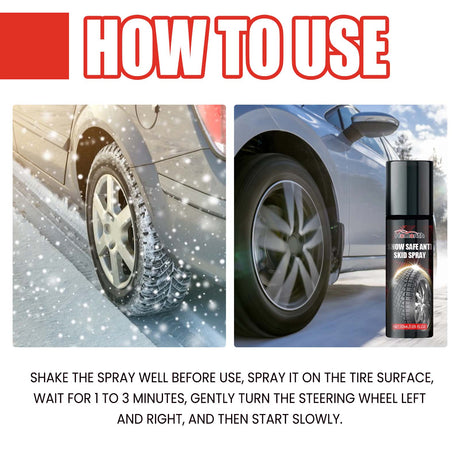 Snow Safe Anti Skid Spray, Winter Snowmobile Tire Protection And Maintenance Anti-Slip Agent - V.I.P Digital Presence