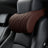 Memory Foam Car Headrest Pillow Leather Embroidered Seat Supports Sets Back Cushion Adjustment Auto Neck Rest Lumbar Pillows - V.I.P Digital Presence