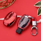 Hight quality PC+TPU key case cover Key case protective shell holder for Mercedes benz A B R G Class GLK GLA w204 W251 W463 W176 - V.I.P Digital Presence