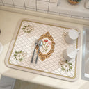 Kitchen Countertop Technology Cloth Drainage Pad Coffee Table Tableware Bowl Plate Cup Drying Pad Washable Insulation Pad - V.I.P Digital Presence
