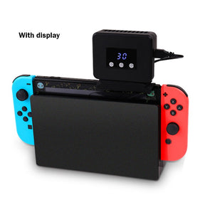 Suitable for switch host heatsink switch game console base with temperature display and cooling fan - V.I.P Digital Presence