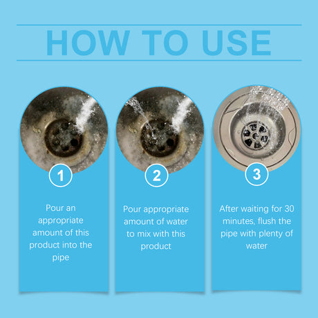 Pipe Dredge Agent Sink Drain Kitchen Toilet Pipe Quick Dredge Clean Decontaminate - V.I.P Digital Presence