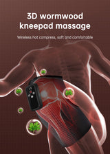 Electric heating knee massage instrument, vibration moxibustion, shoulder and elbow joint pain, hot compress knee massager for old cold legs - V.I.P Digital Presence