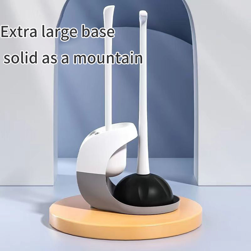 Toilet Brush, Toilet Toilet Brush, Leather Strap With Base, Household Cleaning Brush, Toilet Set - V.I.P Digital Presence