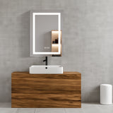 26x20 inch Bathroom Medicine Cabinet with LED Mirror, Anti-Fog, Waterproof3000K~6000K Single Door Lighted Bathroom Cabinet with Touch SwichDimmable Recessed or Surface Mount (Right Door) - V.I.P Digital Presence