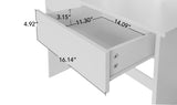 Makeup Vanity Desk With LED Lighted Mirror ,Dressing Table Set With 2 Large Drawers 10 LED Light ,White Color - V.I.P Digital Presence