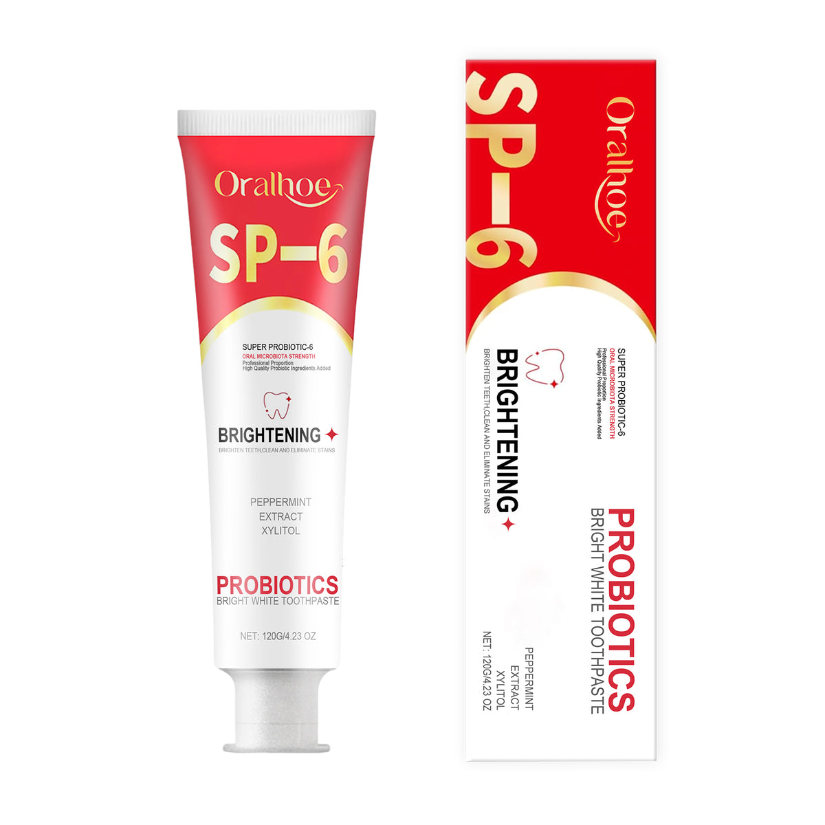 Probiotic Brightening Toothpaste Dental Hygiene And Stain Reduction Care Oral Care Toothpaste - V.I.P Digital Presence