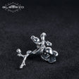 GLSEEVO Vintage Magnolia Brooches For Women Gift 925 Sterling Silver Luxury Brooch Broche Plata De Ley 925 Fine Jewellery - V.I.P Digital Presence