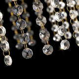 (Same as W1340120181/L5021) 8-Light 23.6" Wide Crystal Waterfall Chandelier (Bulb Not Included) - V.I.P Digital Presence