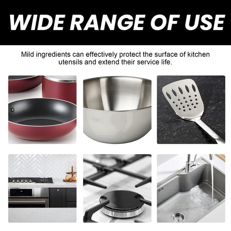 Cooktop Cleaner Cream, Wash The Kitchen Stove Basin To Remove Oil Stains And Dirt To Remove Black Dirt At The Bottom Of The Pot - V.I.P Digital Presence