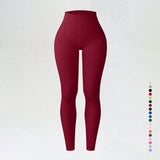 Threaded autumn and winter yoga pants seamless fitness pants high waisted sports yoga clothes leggings - V.I.P Digital Presence