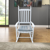 wooden porch rocker chair WHITE