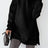 Slit Pocketed Raglan Sleeve Hoodie - V.I.P Digital Presence