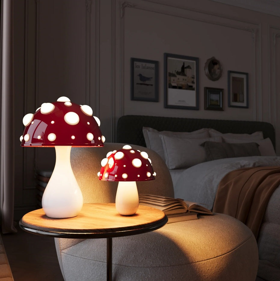 Mushroom Decorative Desk Lamp Bedroom Headboard Dimming Atmosphere Student Dormitory Desktop Night Light - V.I.P Digital Presence