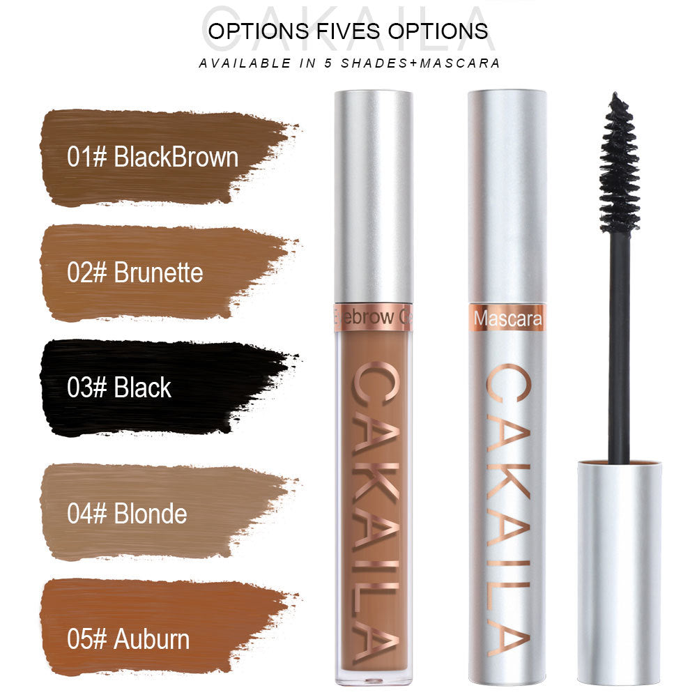 CAKAILA  Eyebrow dye matte non-smudge dyeing makeup eyebrow shaping eyebrow dye mascara set - V.I.P Digital Presence