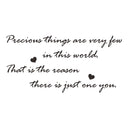 Precious English Letter Acrylic Mirror Surface Sticker Literary Sentence Background Wall Decoration Self-Adhesive 3D Wall Sticker - V.I.P Digital Presence