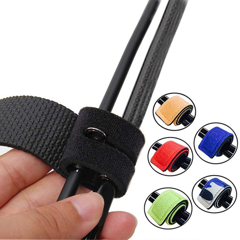 1 pieza de herramientas de pesca nuevas, correa de amarre para caña, aparejos de pesca, banda elástica, soporte para caña, accesorios, materiales de buceo, antideslizantes y firmes. 
