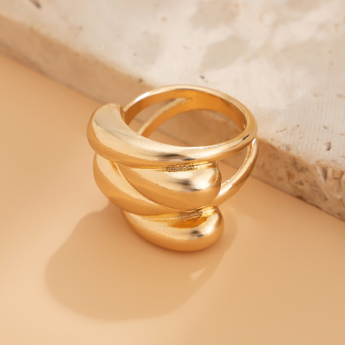 Punk style exaggerated irregular folds personalized winding fish tail bracelet Bracelet - V.I.P Digital Presence