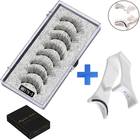 Five magnetic adhesive free magnetic eyelash clamp set for European and American thick magnetic eyelashes - V.I.P Digital Presence