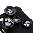 4 in 1 Mobile Phone Lensese Cases Full Coverage For iPhone X 8 7 6S 6 Plus Wide Angle Macro Fisheye Phone Lenses Black Case - V.I.P Digital Presence