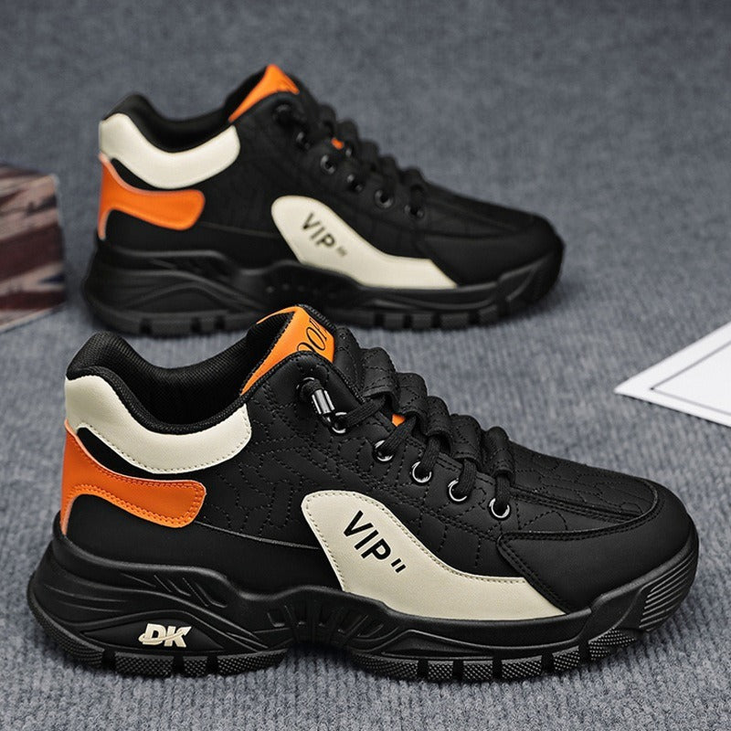 Autumn New Martin Shoes Men's Casual Sports Korean Edition High Top Thick Sole Men's Shoes Trendy British Style Workwear Shoes - V.I.P Digital Presence