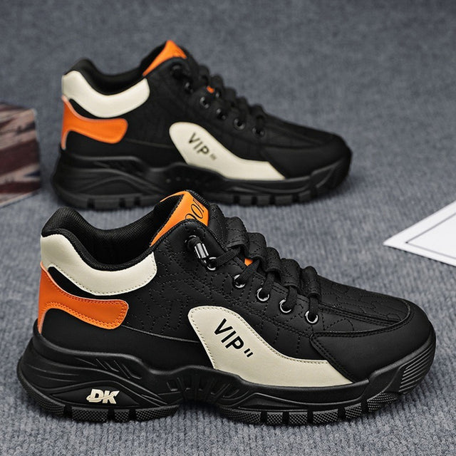 Autumn New Martin Shoes Men's Casual Sports Korean Edition High Top Thick Sole Men's Shoes Trendy British Style Workwear Shoes - V.I.P Digital Presence
