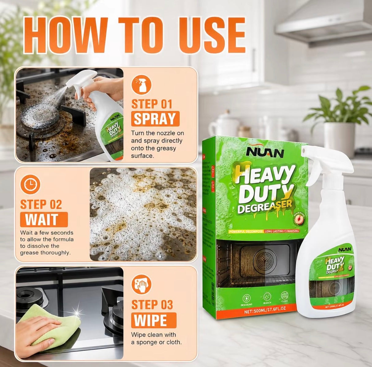 Heavy Duty Kitchen Degreaser